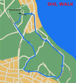 DHL stafet 2008 - walkrute